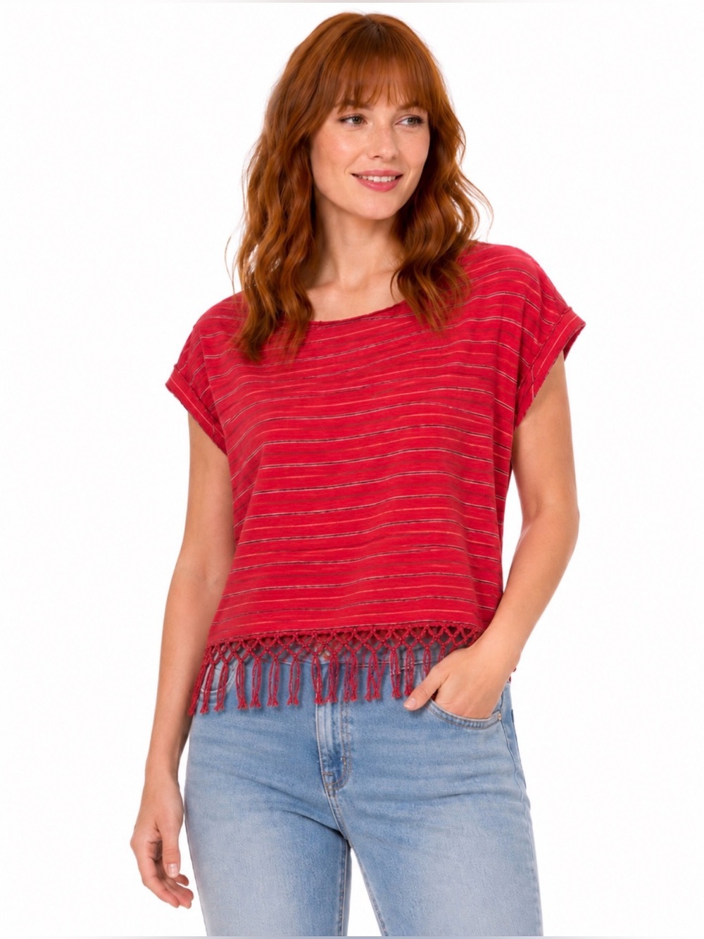 Ralph Lauren Denim & Supply Fringe Boho Tee
